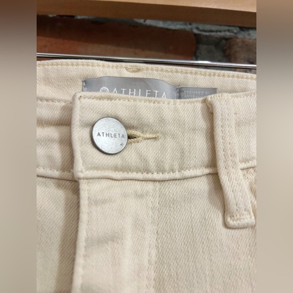Athleta Flex Straight Leg Ankle Jean in Bone Size 6 - Picture 3 of 10